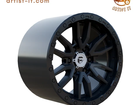 FUEL OFF-ROAD REBEL WHEEL 3D PRINT MODEL 3D Print Model