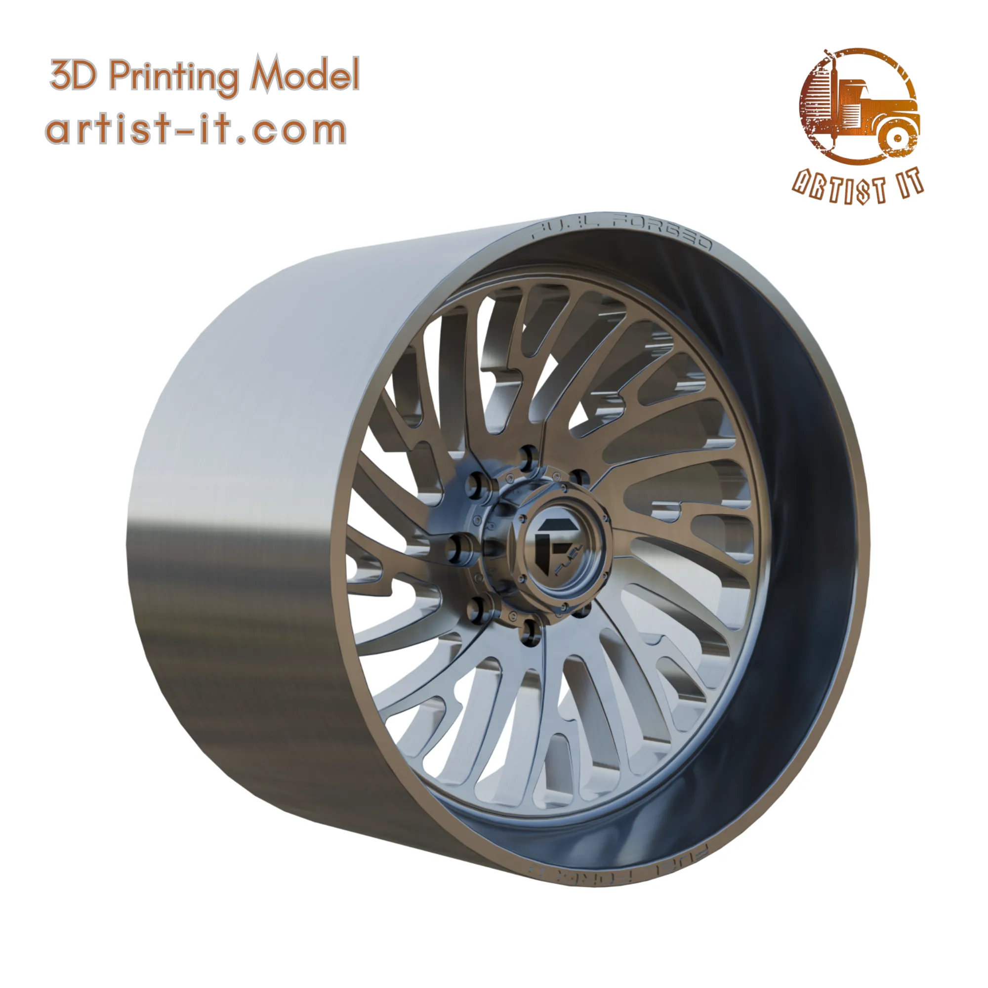 FUEL OFF-ROAD FFC121 ZEUS CONCAVE WHEEL 3D PRINT MODEL 3D Print Model .c4d .max .obj .3ds .fbx .stl .blend 