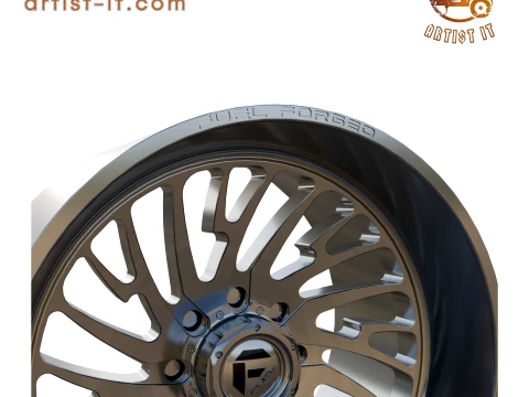 FUEL OFF-ROAD FFC121 ZEUS CONCAVE WHEEL 3D PRINT MODEL 3D Print Model