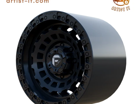 FUEL OFF-ROAD ZEPHYR WHEEL 3D PRINT MODEL 3D Print Model