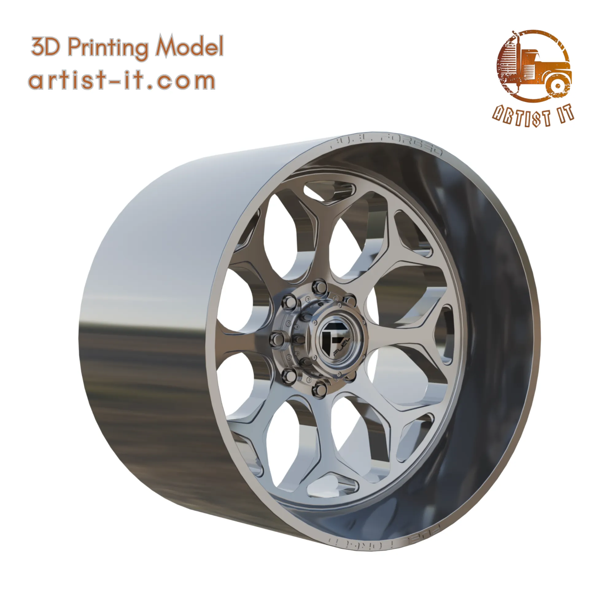 COMBUST&Iacute;VEL OFF-ROAD FFC114 CETRO RODA C&Ocirc;CAVA 3D MODELO DE IMPRESS&Atilde;O Modelo de Impressão 3D .c4d .max .obj .3ds .fbx .stl .blend 