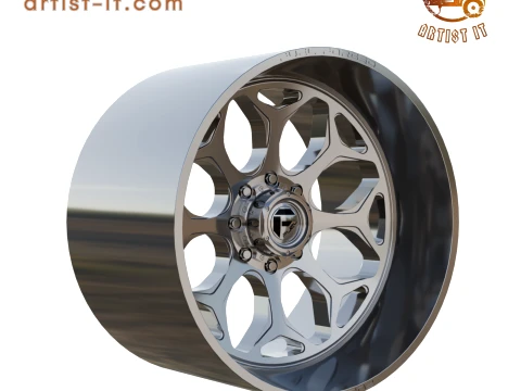 FUEL OFF-ROAD FFC114 SCEPTER CONCAVE WHEEL 3D PRINT MODEL 3D Print Model