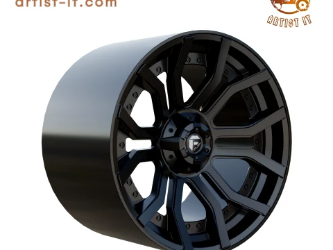 FUEL OFF-ROAD RAGE WHEEL 3D PRINT MODEL 3D Print Model
