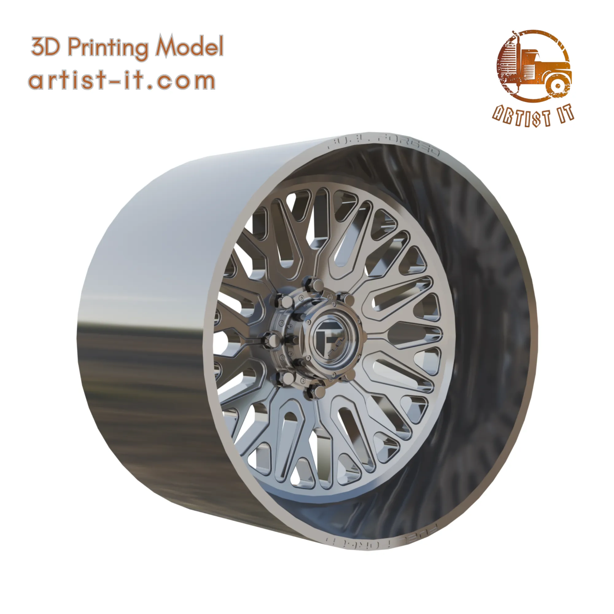 MODELLO STAMPA 3D FUEL OFF-ROAD FF109 GRIN WHEEL Modello di stampa 3D .c4d .max .obj .3ds .fbx .stl .blend