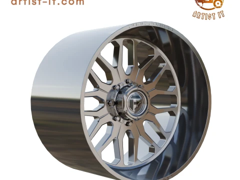 FUEL OFF-ROAD FFC122 KINETIC CONCAVE WHEEL 3D PRINT MODEL 3D Print Model