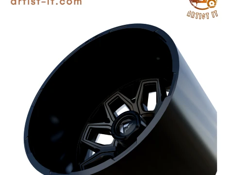 FUEL OFF-ROAD REAR FLUX DUALLY WHEEL 3D PRINT MODEL 3D Print Model