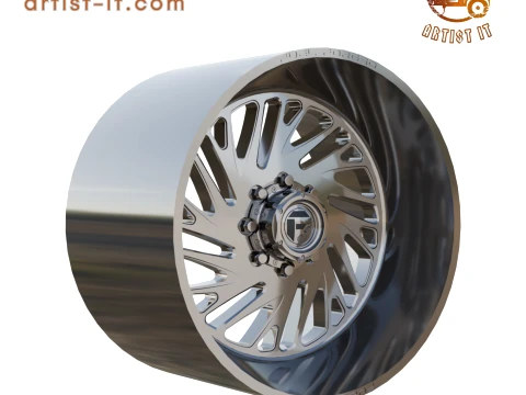 FUEL OFF-ROAD FF126 BUSHIDO WHEEL 3D PRINT MODEL 3D Print Model