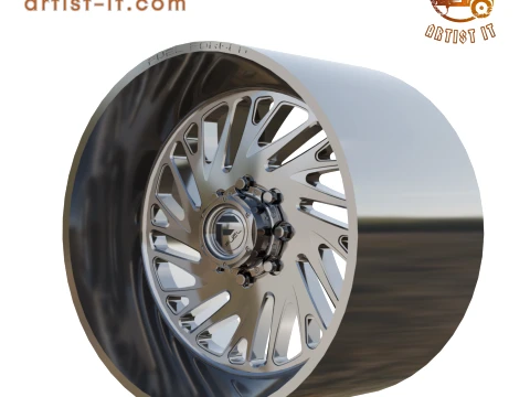 FUEL OFF-ROAD FF126 BUSHIDO WHEEL 3D PRINT MODEL 3D Print Model