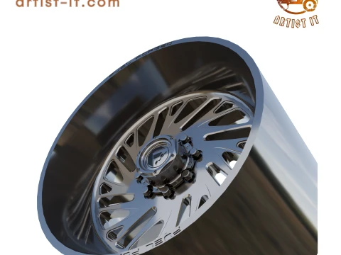 FUEL OFF-ROAD FF126 BUSHIDO WHEEL 3D PRINT MODEL 3D Print Model