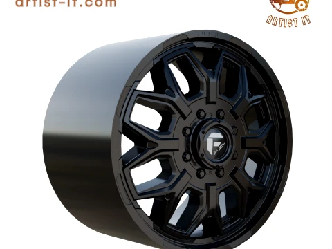 FUEL OFF-ROAD FRONT FLUX DUALLY WHEEL 3D PRINT MODEL 3D Print Model