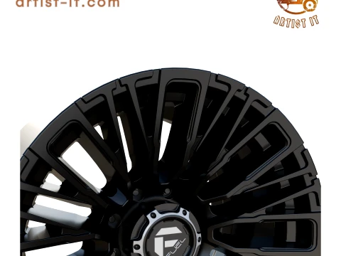 FUEL OFF-ROAD REBAR V1 WHEEL 3D PRINT MODEL 3D Print Model