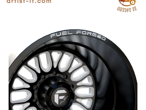 FUEL OFF-ROAD REAR FFC66 WHEEL 3D PRINT MODEL 3D Print Model