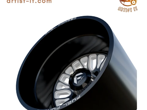 FUEL OFF-ROAD REAR FFC66 WHEEL 3D PRINT MODEL 3D Print Model
