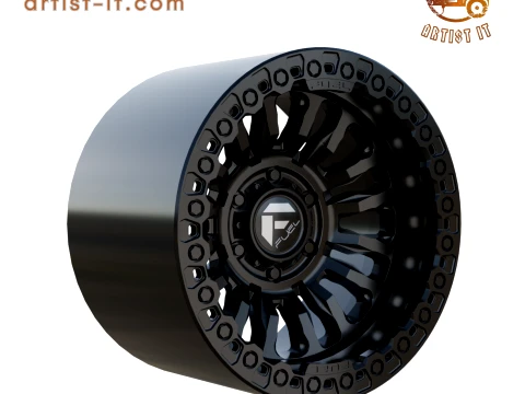 FUEL OFF-ROAD RINCON BEADLOCK WHEEL 3D PRINT MODEL 3D Print Model