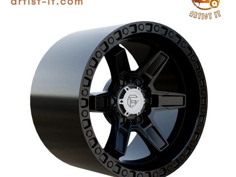 FUEL OFF-ROAD KICKER WHEEL 3D PRINT MODEL 3D Print Model