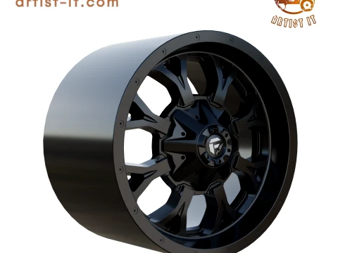 FUEL OFF-ROAD KRANK WHEEL 3D PRINT MODEL 3D Print Model
