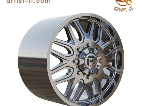 FUEL OFF-ROAD FRONT FFC66 WHEEL 3D PRINT MODEL 3D Print Model