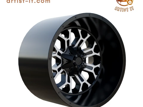 FUEL OFF-ROAD CRUSH WHEEL 3D PRINT MODEL 3D Print Model