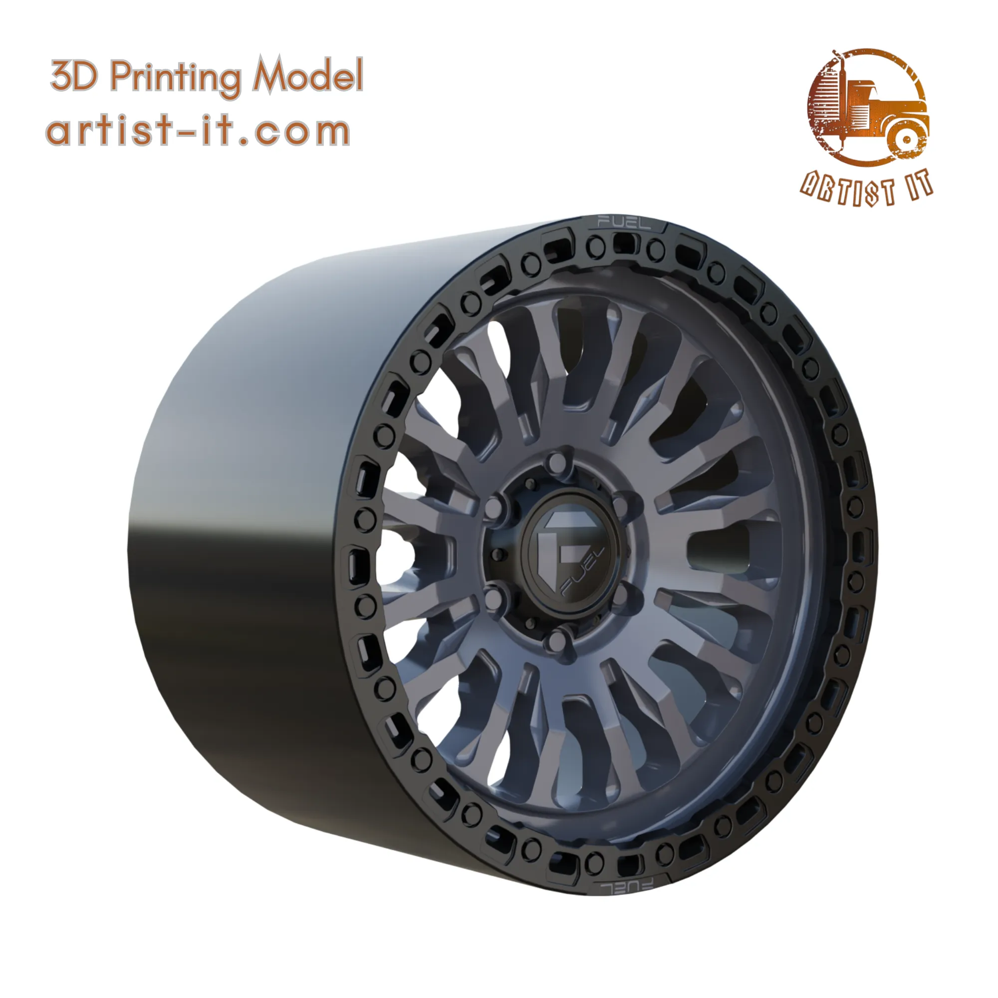 FUEL OFF-ROAD RINCON WHEEL 3D PRINT MODEL 3D Print Model .c4d .max .obj .3ds .fbx .stl .blend 