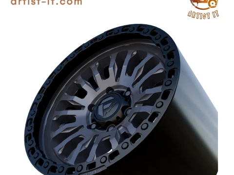 FUEL OFF-ROAD RINCON WHEEL 3D PRINT MODEL 3D Print Model