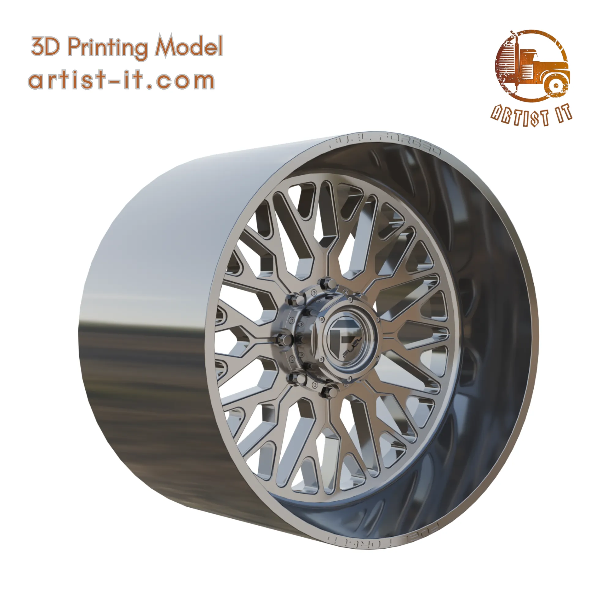 FUEL OFF-ROAD FFC109 GRIN CONCAVE WHEEL 3D PRINT MODEL 3D Print Model .c4d .max .obj .3ds .fbx .stl .blend