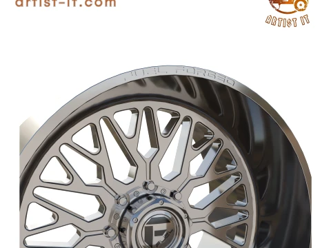 FUEL OFF-ROAD FFC109 GRIN CONCAVE WHEEL 3D PRINT MODEL 3D Print Model