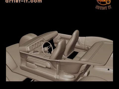 DODGE Challenger 440 1973 3D PRINT MODEL 3D Print Model