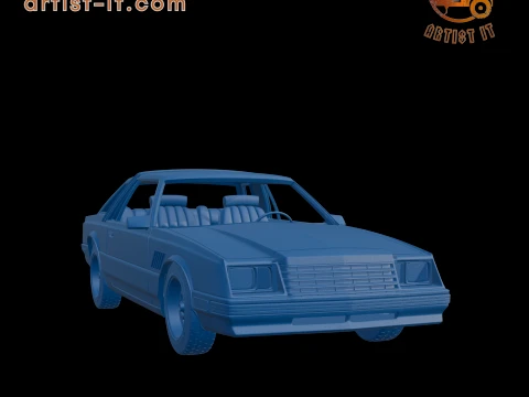 DODGE MIRADA 440 1980 3D PRINT MODEL 3D Print Model