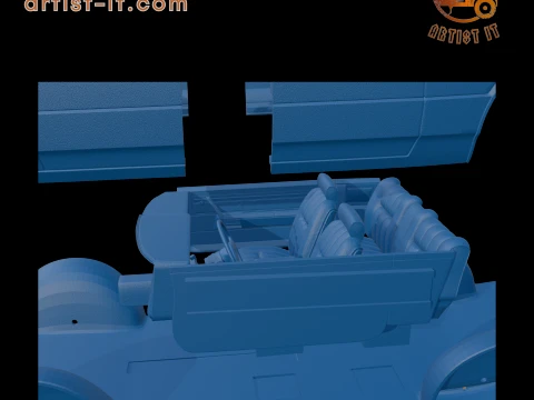 DODGE MIRADA 440 1980 3D PRINT MODEL 3D Print Model