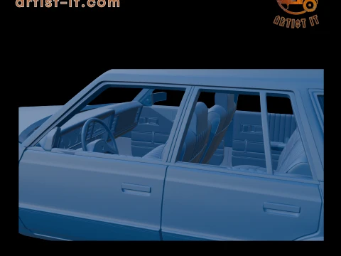 Dodge Aries K 1987 WAGON 3D PRINT MODEL 3D Print Model