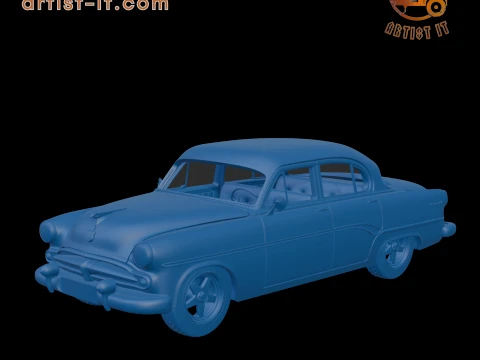 DODGE CORONET 1954 FOUR DOORS 3D PRINT MODEL 3D Print Model
