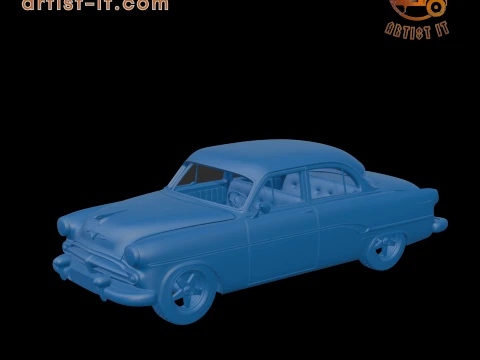 DODGE CORONET 1954 TWO DOORS 3D PRINT MODEL 3D Print Model