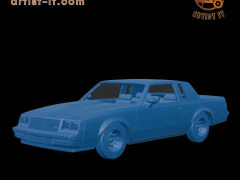 BUICK REGAL GNX 1987 3D PRINT MODEL 3D Print Model