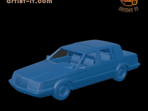CHRYSLER IMPERIAL 1990 3D PRINT MODEL 3D Print Model