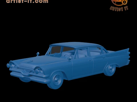 DODGE CORONET LANCER 1957 FOUR DOORS 3D PRINT MODEL 3D Druckmodell