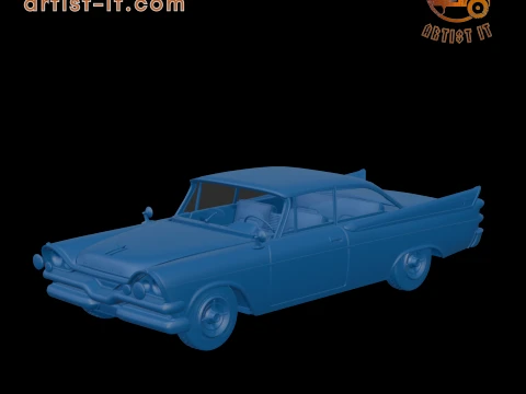 DODGE CORONET LANCER 1957 TWO DOORS 3D PRINT MODEL 3D Принт Модель