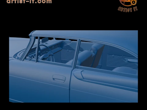 DODGE CORONET LANCER 1957 TWO DOORS 3D PRINT MODEL 3D Print Model
