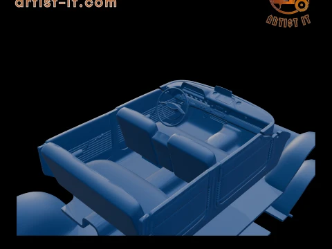 DODGE CORONET LANCER 1957 TWO DOORS 3D PRINT MODEL 3D Print Model