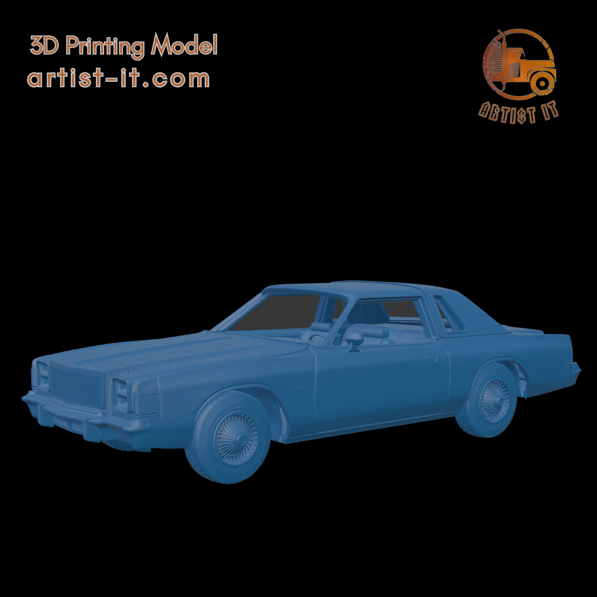 CHRYSLER CORDOBA 1979 3D PRINT MODEL 3D Print Model .c4d .max .obj .3ds .fbx .stl .blend 