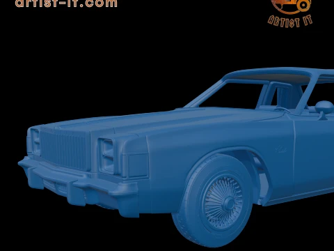 CHRYSLER CORDOBA 1979 3D PRINT MODEL 3D Print Model