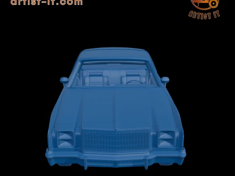 CHRYSLER CORDOBA 1979 3D PRINT MODEL 3D Print Model