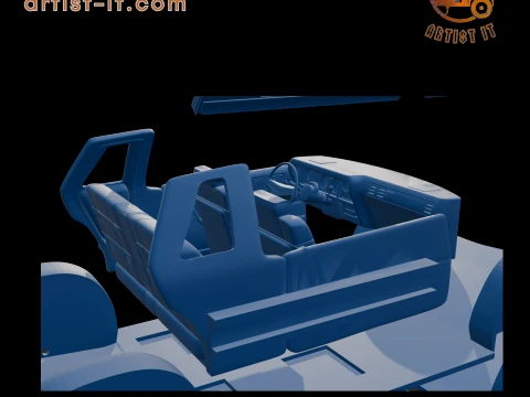 CHRYSLER CORDOBA 1979 3D PRINT MODEL 3D Print Model