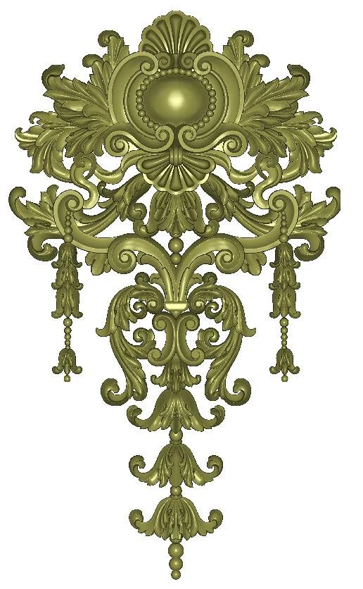 Decorative panel 3D Model .c4d .max .obj .3ds .fbx .stl .blend