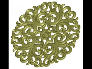 장식 패널 3D 모델