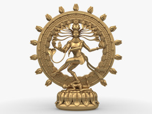 3D SHIVA NATARAJA Dancing LORD 3D 模型