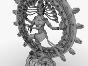 3D SHIVA NATARAJA Dancing LORD 3D 模型