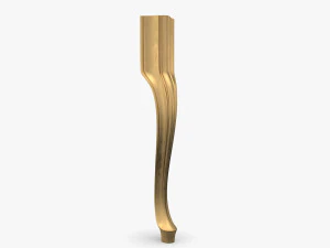 Classic Furniture Leg Cabriole for chairs 3D Model