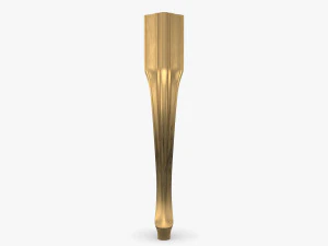 Classic Furniture Leg Cabriole for chairs 3D Model