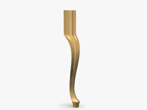 Classic Furniture Leg Cabriole for chairs 3D Model