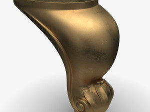 3D Classic Furniture Leg Cabriole for CNC 3D Model